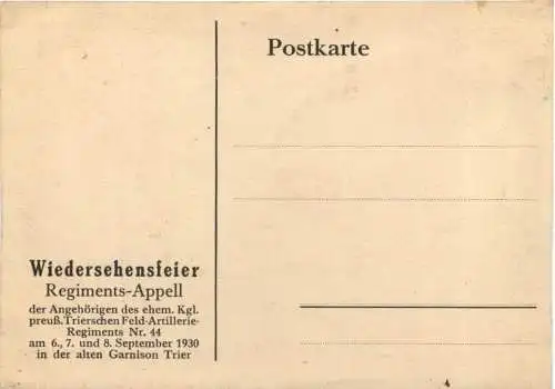 Trier - Wiedersehensfeier Feld Art. Regiment 44 -773638