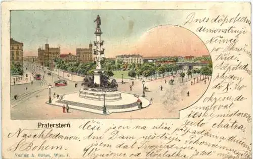 Wien - Praterstern - Litho -774368