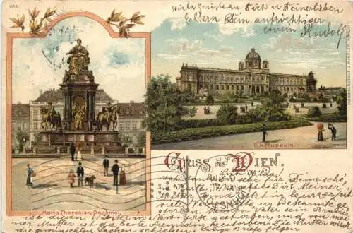 Gruss aus Wien - Litho -774356