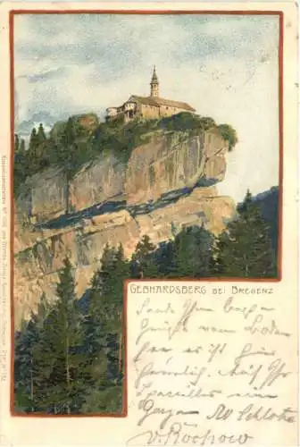 Gebhardsberg bei Bregenz - Litho -774480