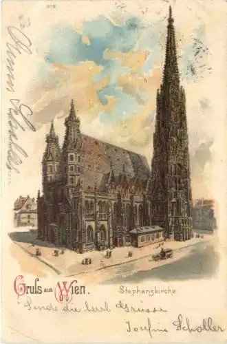 Gruss aus Wien - Litho -774378