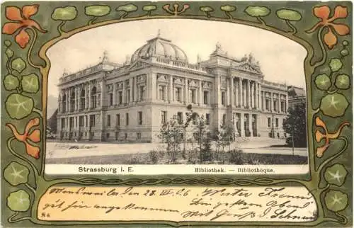 Strassburg im Elsass - Bibliothek -774746