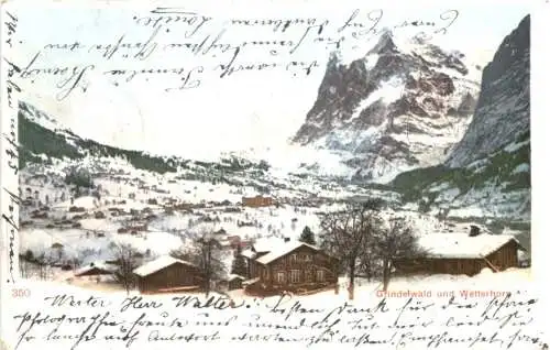 Grindelwald und Wetterhorn -774760