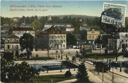 Mülhausen im Elsass - Partie am Bahnhof -774838