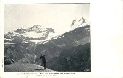 Klausenstrasse - Blick auf Scheerhorn -774780