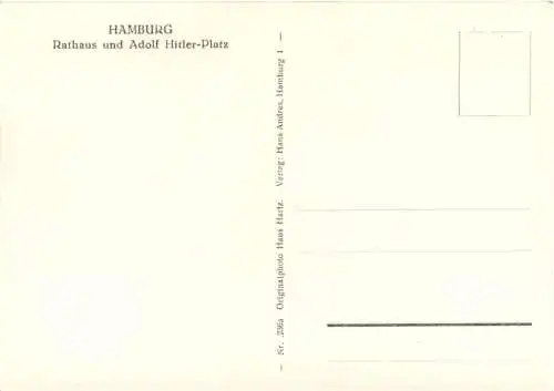 Hamburg - Adolf Hitler Platz -774974