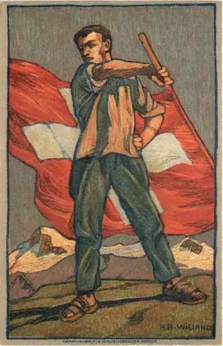 Bundesfeier Postkarte 1912 -775186