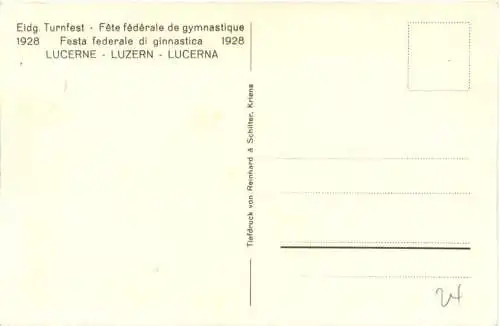 Luzern - Eidg. Turnfest 1928 -775316