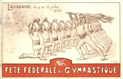 Lausanne - Fete Federale de Gymnastique 1909 -775306