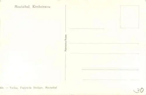 Muotathal - Kirchstrasse -775364