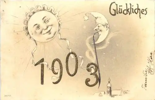 Jahreszahl 1903 - Neujahr -775694