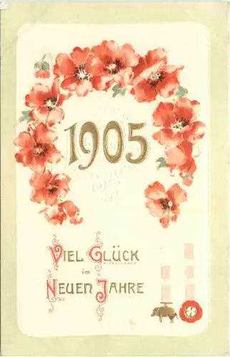 Jahreszahl 1905 - Neujahr -775692