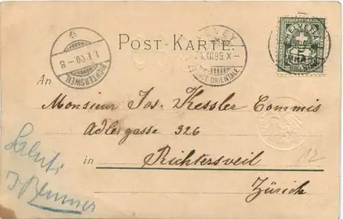 Jahreszahl 1900 - Geld auf Ansichtskarten -775690