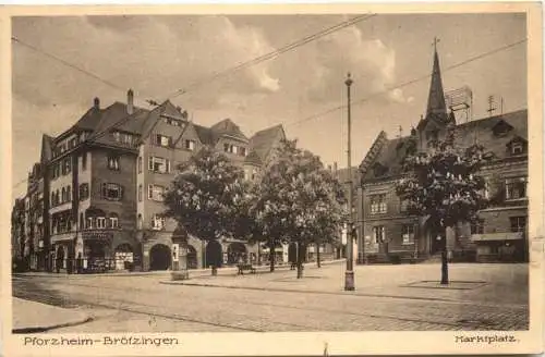 Pforzheim - Brötzingen - Marktplatz -775790