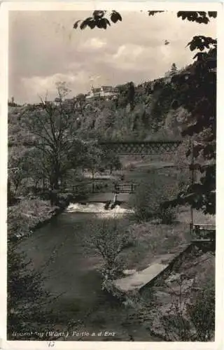 Neuenbürg im Schwarzwald - Partie an der Enz -775890