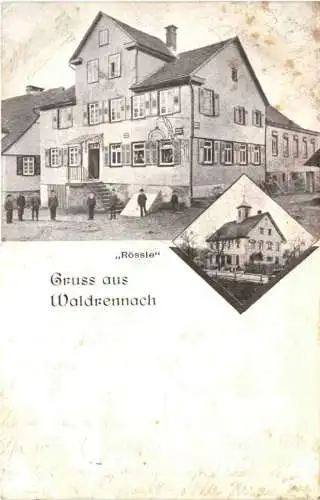 Gruss aus Waldrennbach - Rössle -775994