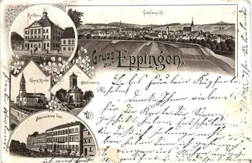 Gruss aus Eppingen - Litho -776136