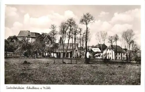 Unteröwisheim Baden - Schulhaus und Mühle -776338