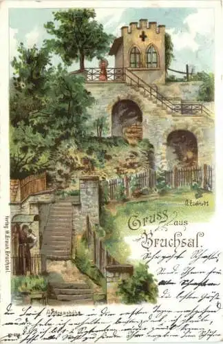 Gruss aus Bruchsal - Litho -776276