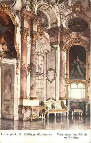Bruchsal - Mamorsaal im Schloss -776280
