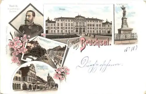 Gruss aus Bruchsal - Litho -776264