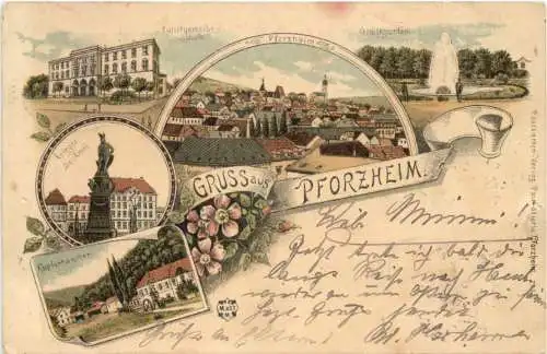 Gruss aus Pforzheim - Litho -776392