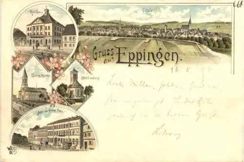 Gruss aus Eppingen - Litho -776214