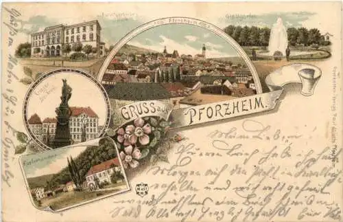 Gruss aus Pforzheim - Litho -776558