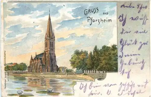 Gruss aus Pforzheim - Litho -776578