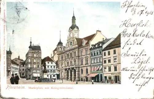 Pforzheim - Marktplatz -776556