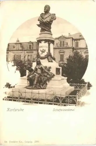 Karlsruhe - Scheffeldenkmal -776642