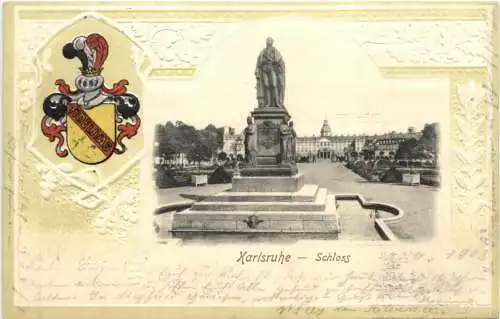 Karlsruhe - Schloss - Litho -776682