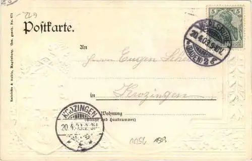 Karlsruhe - Schloss - Litho -776682