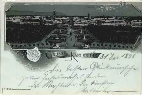 Gruss aus Karlsruhe - Litho -776752