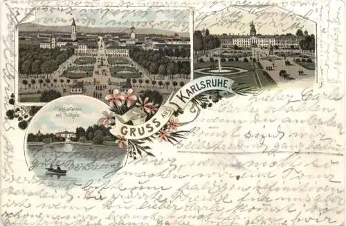 Gruss aus Karlsruhe - Litho -776758