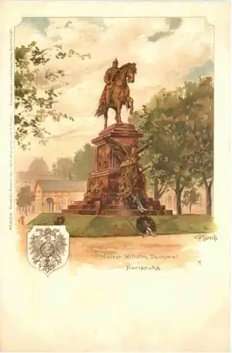 Gruss aus Karlsruhe - Litho -776720