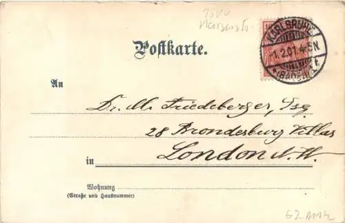 Gruss aus Karlsruhe - Litho -776794