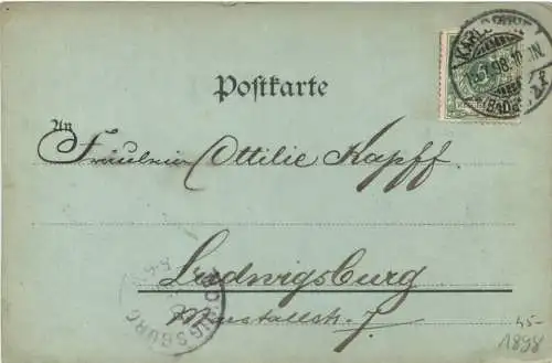 Gruss aus Karlsruhe - Litho -776810