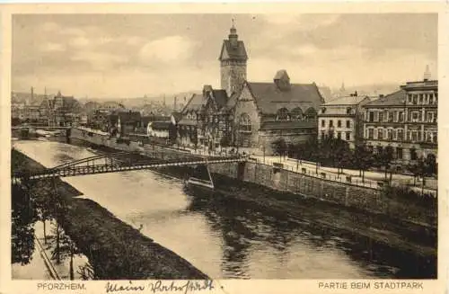 Pforzheim - Partie beim Stadtpark -776938