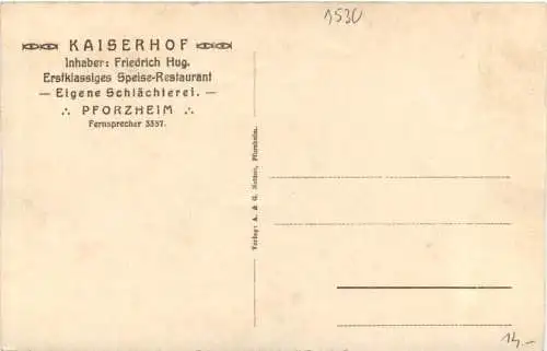 Pforzheim - Kaiserhof -776876