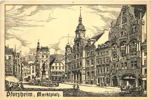 Pforzheim - Marktplatz -777018