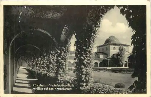 Pforzheim - Friedhofswandelhalle -777042