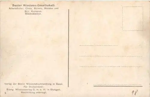 Basel - Missions Gesellschaft - India Hindukinder -777244