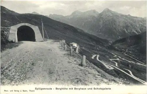 Splügenroute - Berghöhe -777342