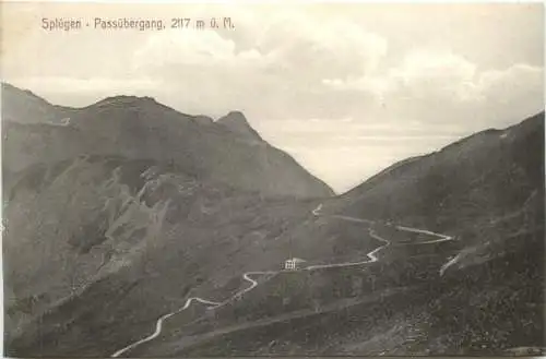 Splügen - Passübergang -777340