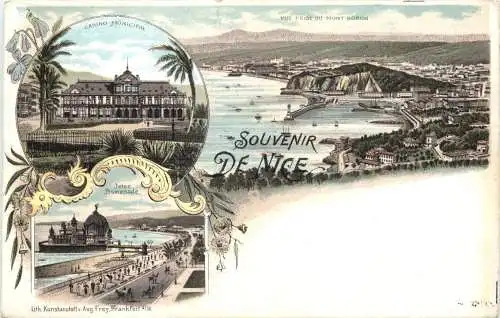 Souvenir de Nice - Litho -780498