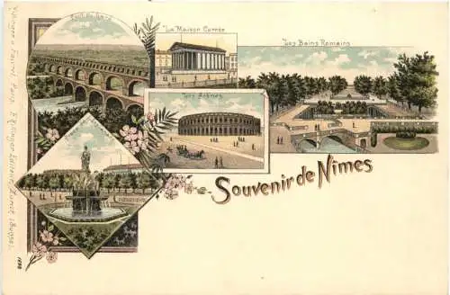 Souvenir de Nimes - Litho - Verlag F. Killinger -780518