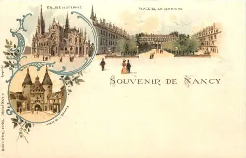 Souvenir de Nancy - Litho -780474