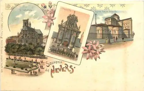 Souvenir de Nevers - Litho -780488