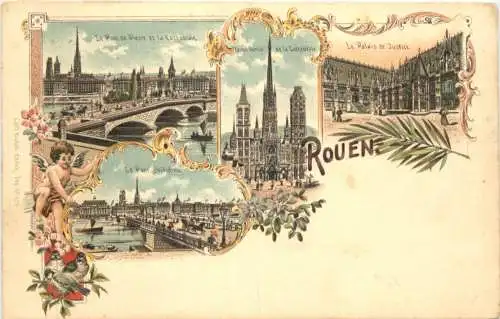 Rouen - Litho - Verlag Carl Künzli -780534